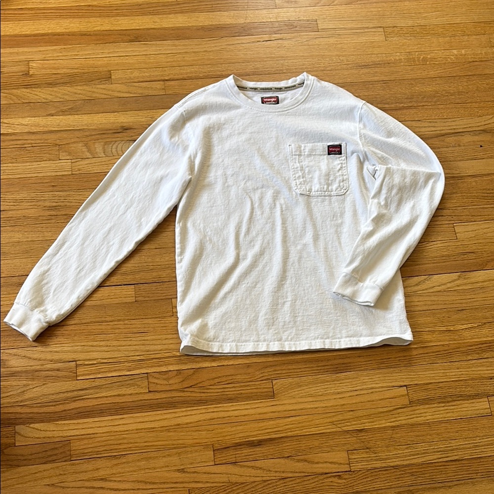 Wrangler Workwear Classic White Long Sleeve Shirt (never worn)
